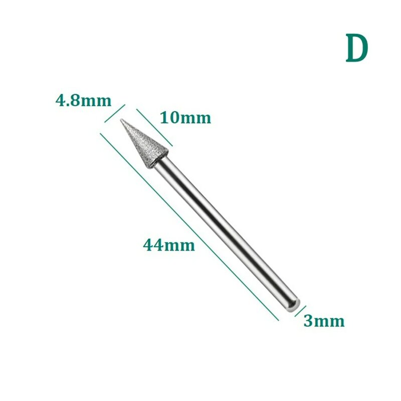 Wiertarka wiertnicza 3mm wiertarka ręczna Mini narzędzie do wiercenia 1 szt. Igły rzeźbiarskiej wysokiej jakości grawerowanie diamentowe