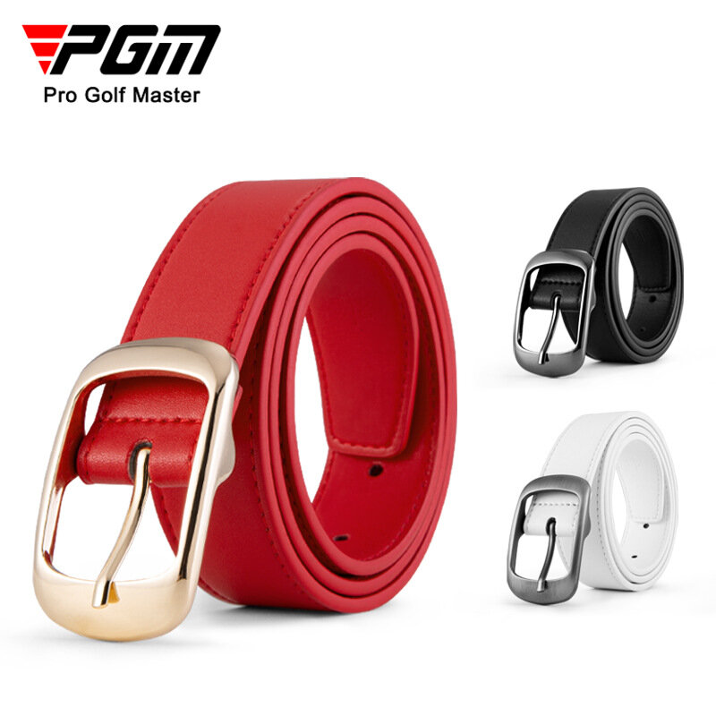 Ceinture de golf en fibre PGM pour femme, ceinture carrée polyvalente, ceinture de sport souriante, fournitures de golf