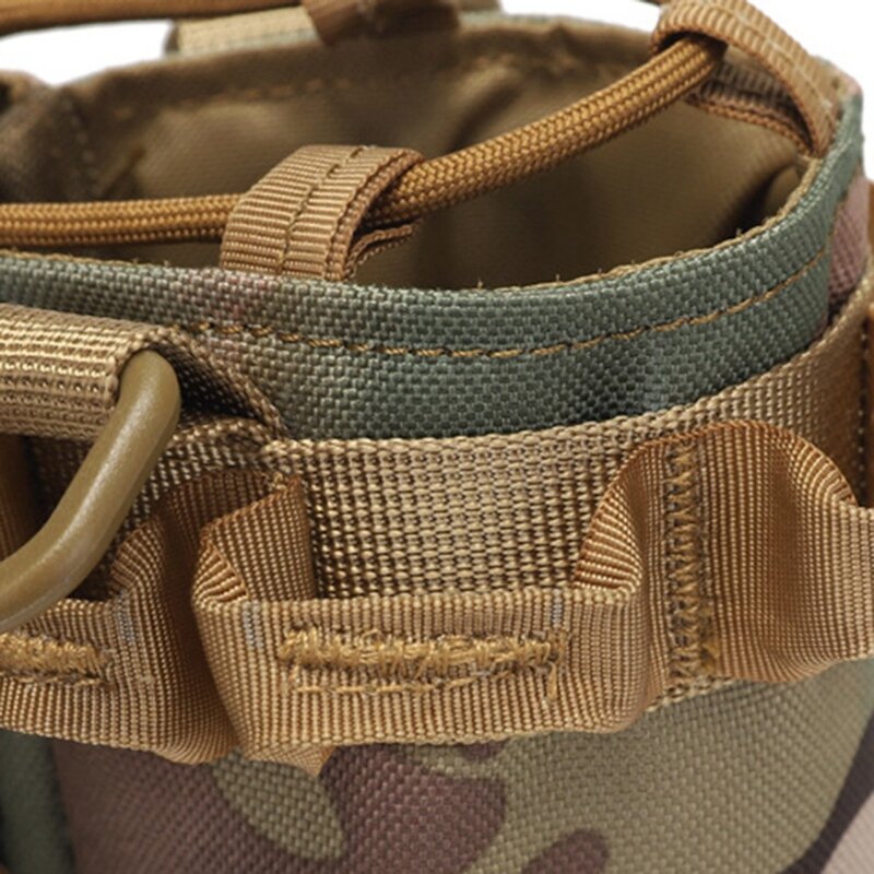 NEW-3PCS Outdoor Water Cup Bag Camouflage Water Cup Set Molle Waist Hanging Water Cup Set Bicycle Water Cup Bag