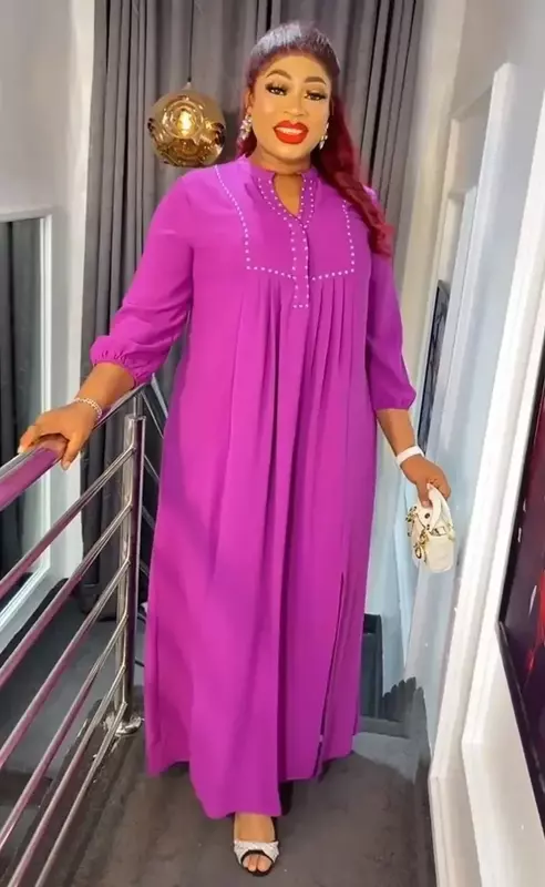Nowe sukienki na wesele dla kobiet Dashiki Ankara Abaya dama dubajska indyk afryka suknia Kaftan Maxi stroje