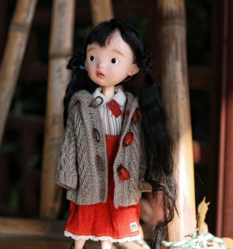 New sd 26cm BJd Doll-1/6 Pretty Girl lamdoudou Resin Model Series Toy regalo di compleanno trucco fai da te