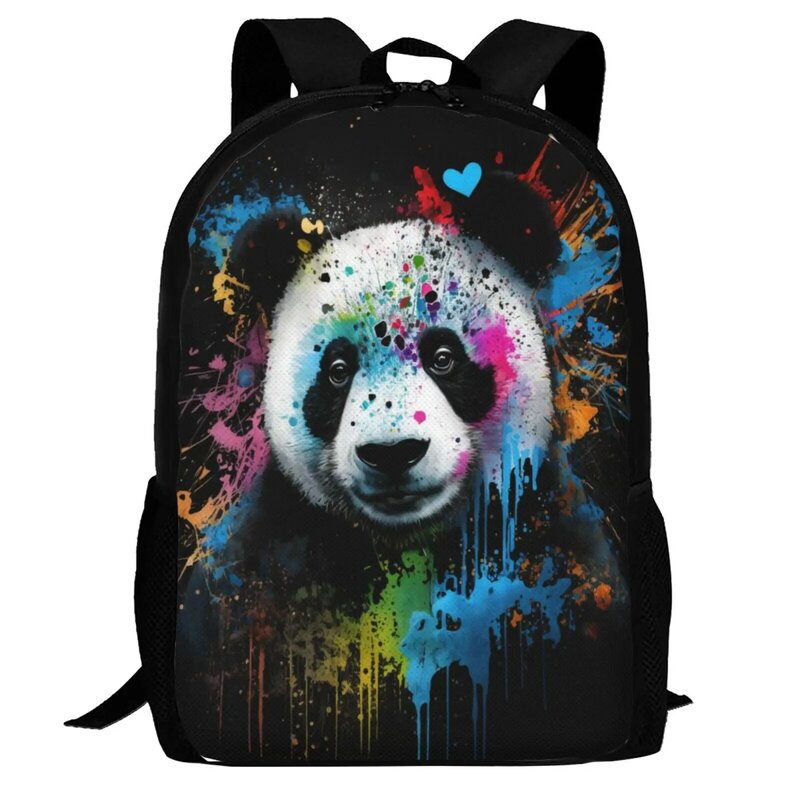 Ransel anak laki-laki, tas punggung anak laki-laki motif Panda lucu, tas sekolah belakang anak-anak, tas ransel buku pelajar, ransel modis multifungsi