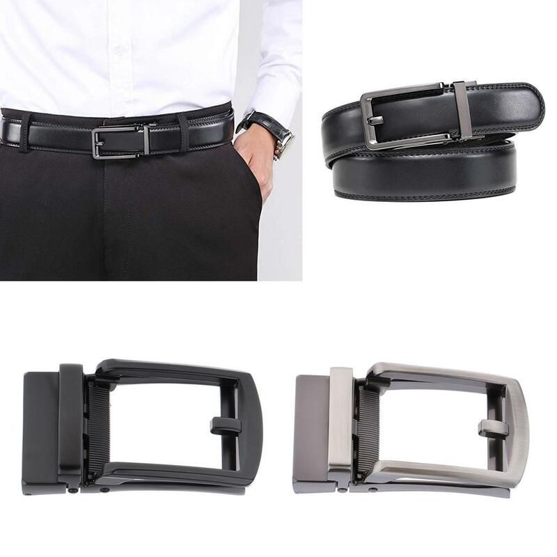 Remplacement de la structure de la ceinture en métal poli, cliquet automatique, pièces de la ceinture, 35mm