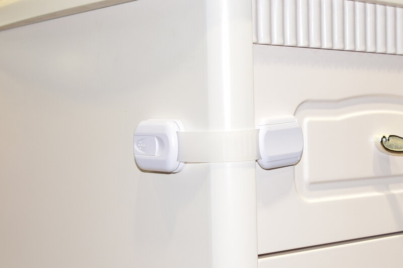 3Pcs Kind Lock Bescherming Voor Vergrendeling Kast Kast Drawers Koelkast Oven Wc Prullenbak Deuren Kinderen Veiligheid Kids
