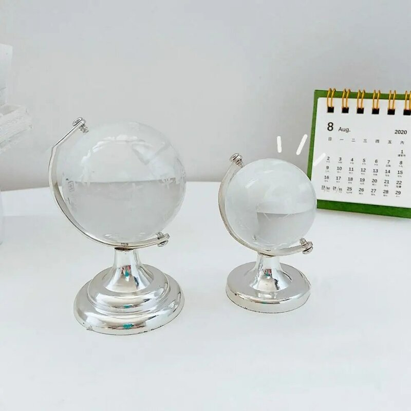 Boule de sphère de cristal artificielle pour bureau, facile à nettoyer, décorative
