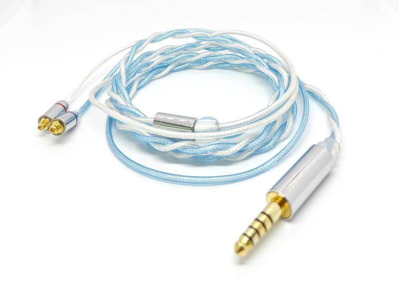 N3AP N1AP XBA-300AP N3BP kabel A2 3.5 2.5 4.4 keseimbangan LIZT 2 inti kabel Earphone OCC berlapis perak