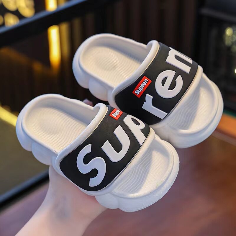 2024 New Fashion invecchiato 2-8 bambini pantofole estive Seabeach sandalo per ragazzi diapositive all'aperto infradito antiscivolo casa scarpe per bambini
