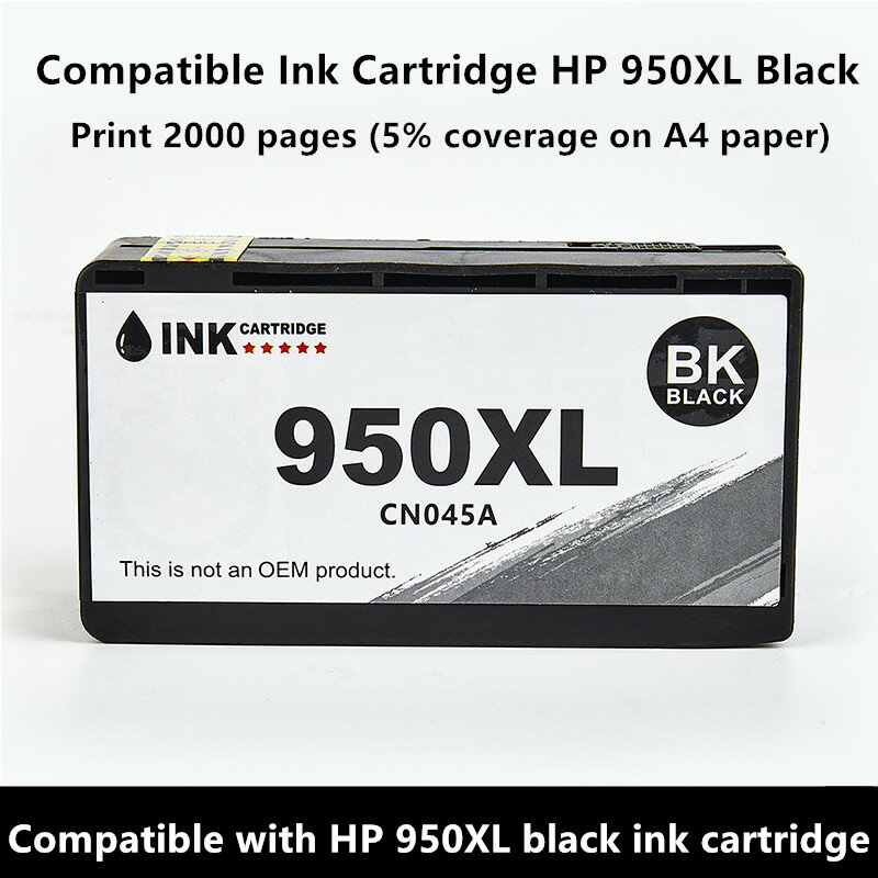 Cartucho de tinta para impresora hp 950xl, cartucho de tinta para 951xl, hp Officejet Pro, 8100e, 950, 951, 8600, 8610, 8620, 8630, 8640, 8660, 8615, 8625