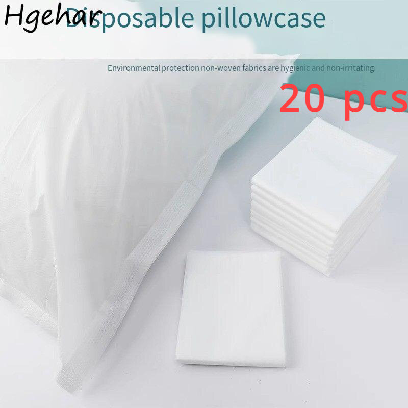 20 Pcs Disposable Pillow Case Thicker Soft Summer Portable Travelling Household Hotel Antibacterial Anti-Mite Breathable Cozy