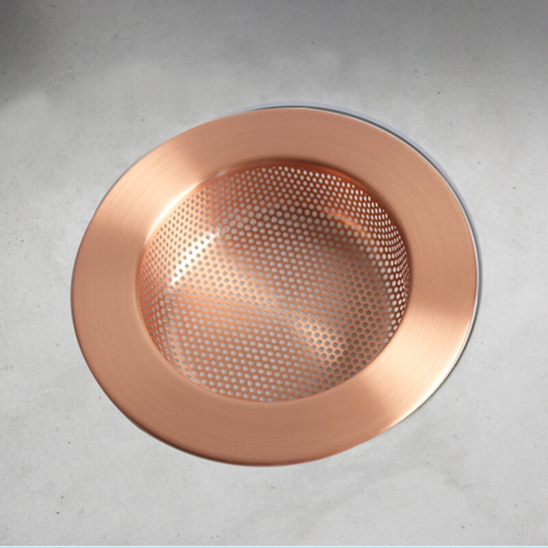 Talea-filtro de cesta para fregadero de cocina, accesorio pequeño de alcantarillado, Color cobre rojo, QS419C004
