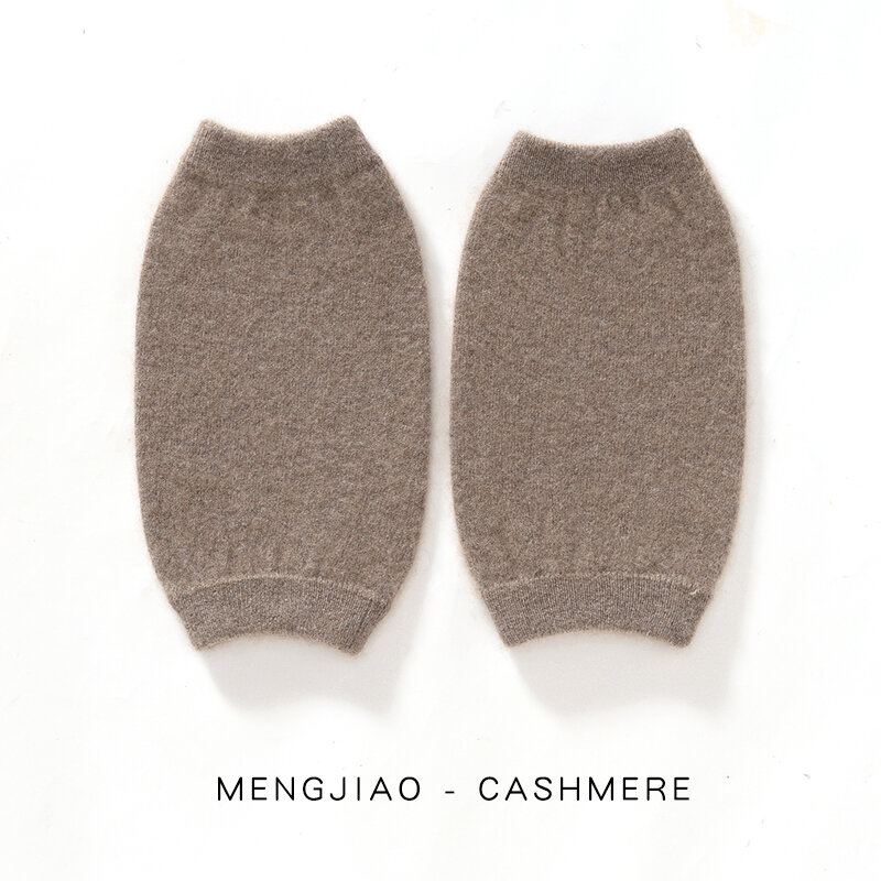 100% Cashmere 2024 Autumn And Winter New Men's And Women's General Short Thick Windproof And Cold Warm Knit Knee Pads