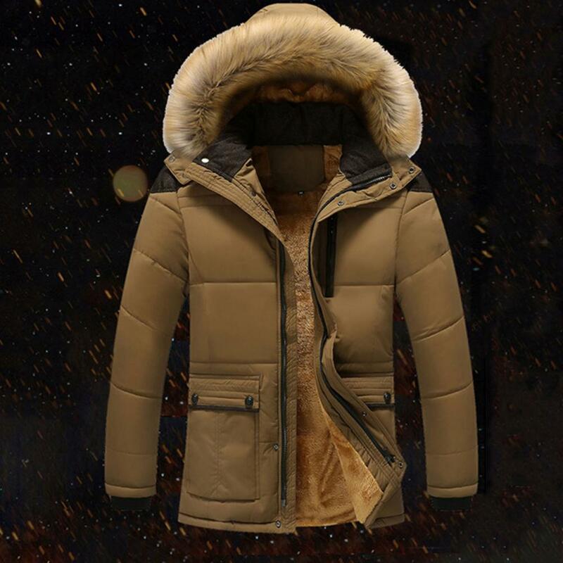 ジッパー付きメンズ丈夫なフード付きジャケット,暖かいコート,パーカー