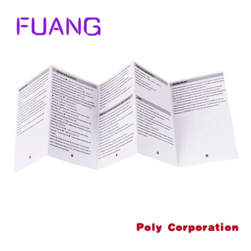 Impressão personalizada Produto Uso Catálogo Folheto, Tipo Projeto Folding Manual