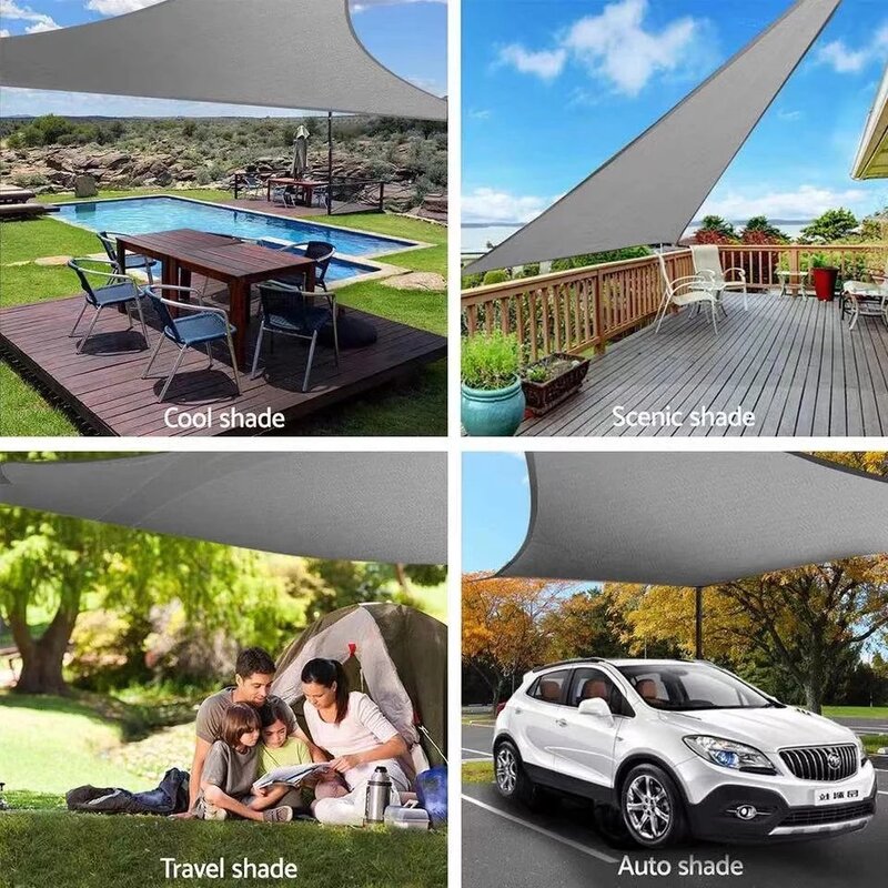 Tenda da sole impermeabile 420D tenda da sole per giardino all'aperto, spiaggia, campeggio, patio, piscina, tenda da sole, tenda, parasole.