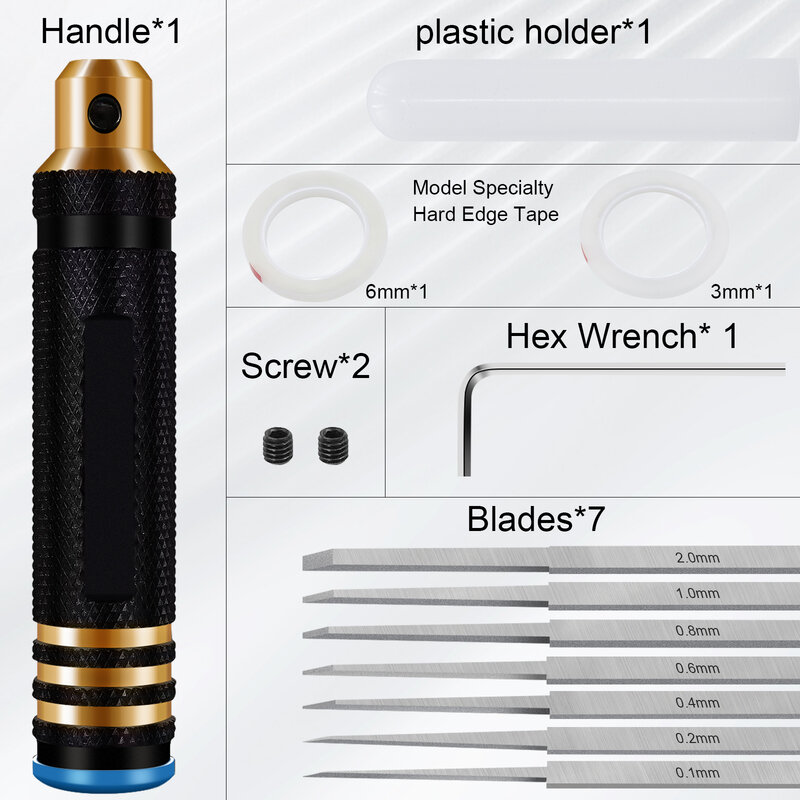 Modello Carving Knifesharp resina intagliata Scribe Line utensile da taglio resistente all'usura modellazione Scriber per incisione intaglio Set da taglio