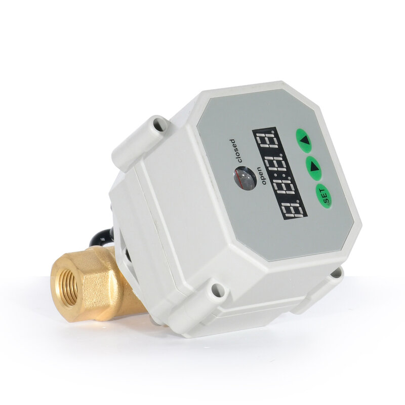 Cr201 DN25 12Volt 2-Way Brass Mini Timer Control Electric ON OFF Type Motorized Water Control Actuator Brass Ball Valve