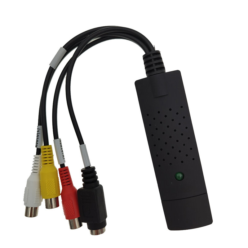 USB 2,0 адаптер для захвата аудио-и видеосъемки VHS в DVD для Windows 10/8/7/XP