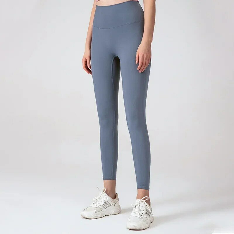 Nowa odzież do jogi damska podnosząca biodra z wysokim stanem obcisłe spodnie do jogi sportowa szybkoschnąca spodnie do fitnessu