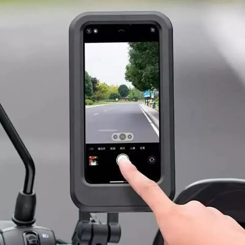 Fahrrad telefon halterung, wasserdichter Handy halter für Fahrräder und Motorräder, 360 ° Drehung für vertikale und horizontale Sicht während