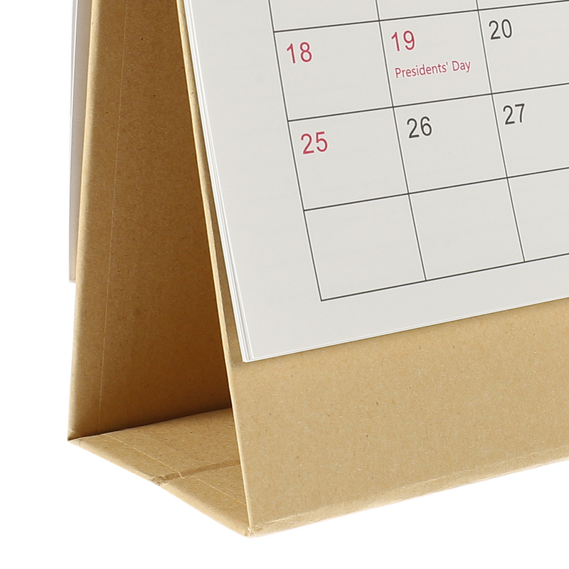 Calendario de horario diario para escritorio de oficina, regalo de oficina, decoración de pie para el hogar, novedad decorativa para mesa de oficina