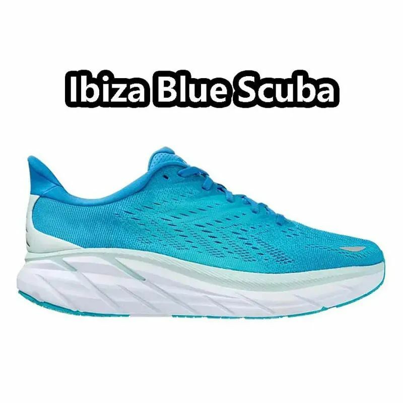 Bondi-zapatillas de correr con plataforma para hombre y mujer, calzado deportivo para exteriores, color blanco y negro, 2024