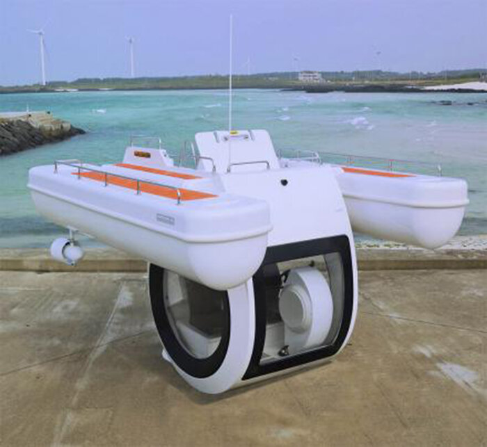 Ecocampor New Semi Submarine Cabin Boats For Underwater Excursion