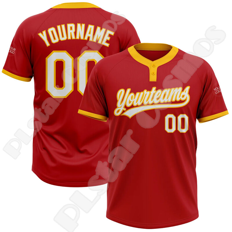 New fashion benutzer definierten Namen Team Player Logo Streetwear Drop Versand 3dprint Sommer lässig Harajuku lustige Softball-Shirts Trikot x13