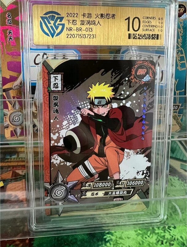 KAyou Naruto Series Cartões de Coleção, Conjunto Completo, Fora de Estampa Raros, Altamente Classificado, Cartão Periférico Completo, CR, T2w5