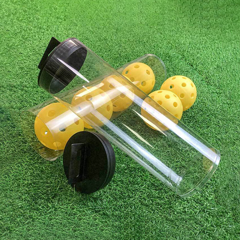 Tennis Ball Can Holder Storage Tin Pickleball Bucket Canister Cylinder For Pickleball