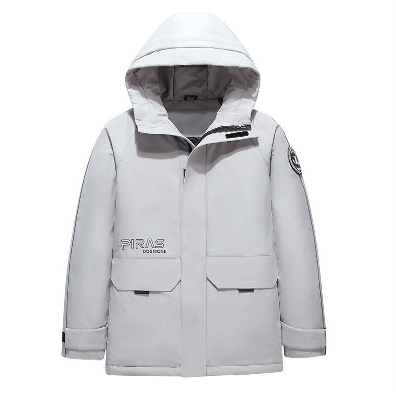 Winter 90% White Duck Down Coats for Men 2023 New Brand Fashion High Quality Hooded Thick Warm Puffer Jackets Parkas