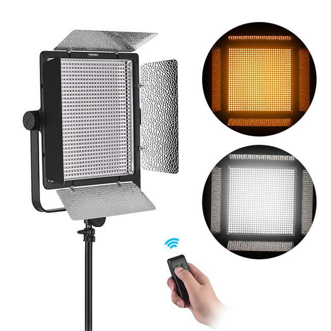 LED Video Light com controle remoto, Dimmable Fill Light, YONGNUO YN900II, YN900II