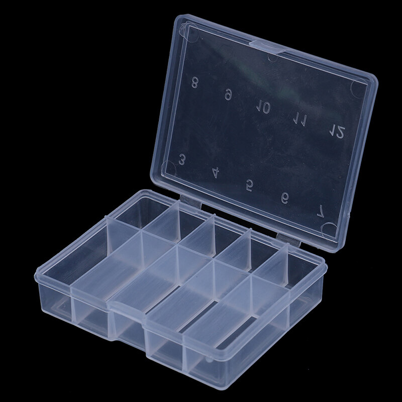 Mini boîte à compartiments en plastique pour matériel de pêche, étui de rangement carré pour leurres, hameçons et appâts, nouveauté