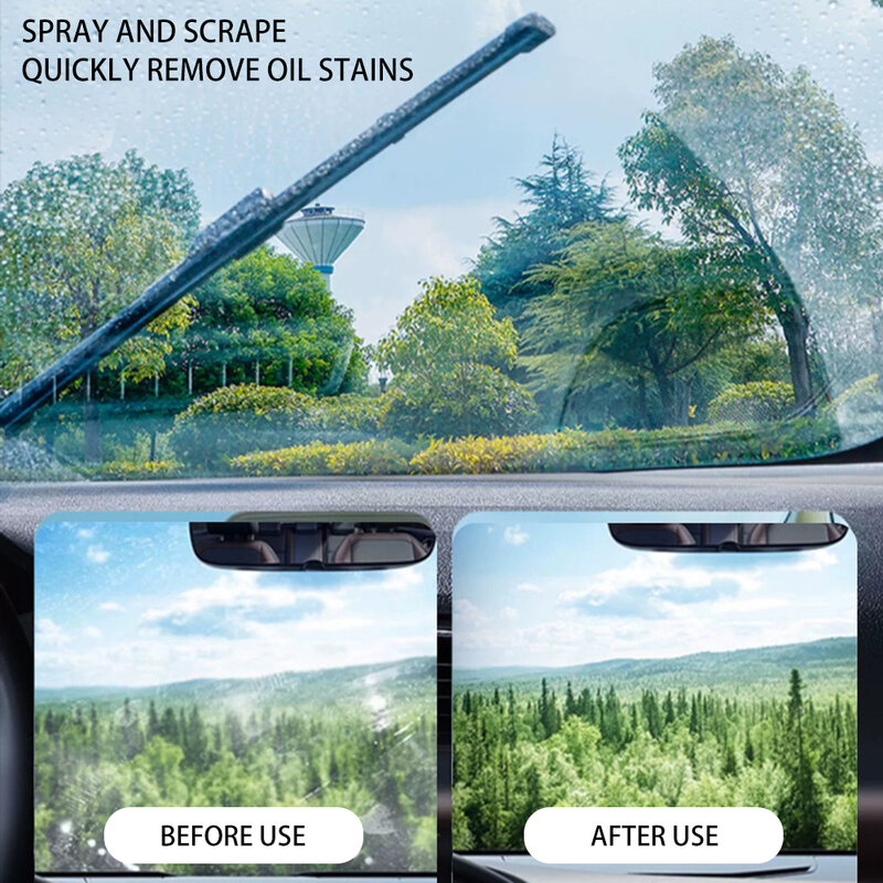 น้ำยาทำความสะอาดฟิล์มน้ำมันรถยนต์สำหรับรถยนต์สารน้ำยาทำความสะอาดกระจกเข้มข้นสำหรับกระจกหน้ารถ