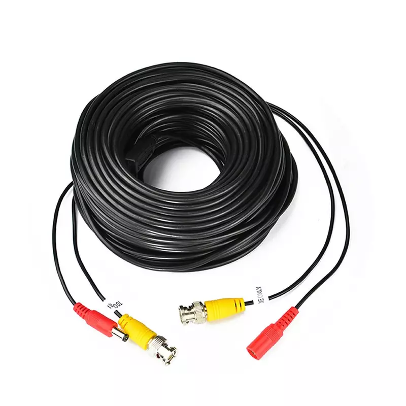 BNC-кабели для AHD-камер 5 м/10 м/15 м/20 м/30 м, кабели для разъемов постоянного тока для аналогового AHD CCTV DVR, Прямая поставка