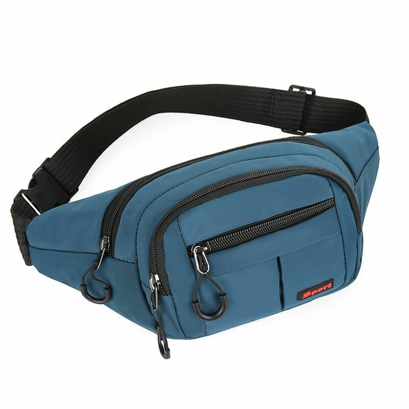Tas Pinggang wanita, dompet luar ruangan anti air, tas ponsel, tas bahu, tas pinggang, tas olahraga, warna Solid, kain Oxford, dompet wanita