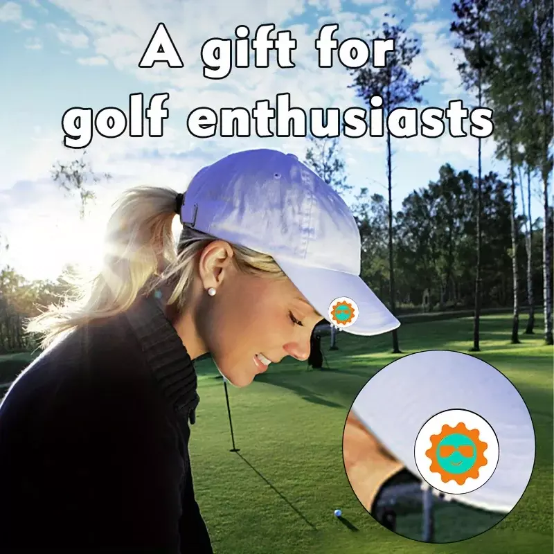 شعار كرة الجولف المعدنية المغناطيسية ، معدات ملحقات الجولف ، شعار الكرة المخصص ، شعار كرة الجولف اللطيف ، الاختيار المثالي لـ Enha