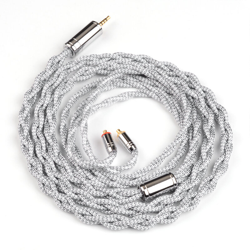 NiceHCK-Cable de cobre para auriculares StarDream 6N OCC, MMCX, 2 pines, para HOLA Zero KATO, LAN, Cadenza Aria, A5000, tangzu, fudu CHU II