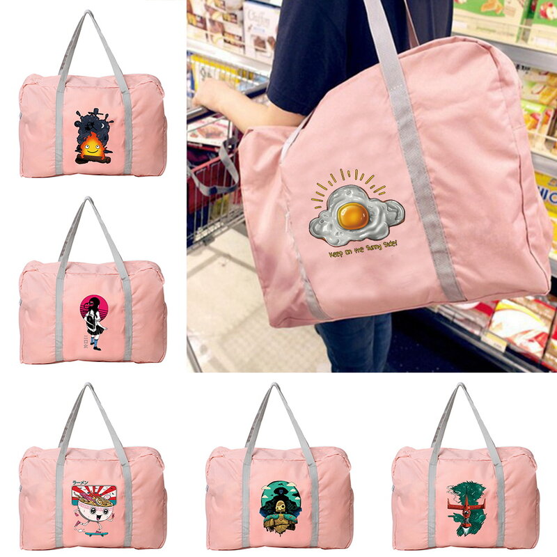Дорожная сумка для женщин, уличный Органайзер большой вместимости на молнии для кемпинга, аксессуары для хранения, японская серия