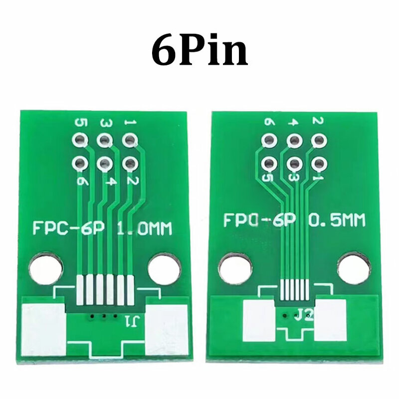 Conector lateral dobro da placa do PWB, placa flexível do adaptador do cabo, FPC, FFC, SMT, MERGULHO, 2.54mm, 0.5mm, 1mm, 6 Pin, 8 Pin, 10 Pin, 12 Pin, pin 20, Pin 40, Pin 50, Pin 60, 1PC