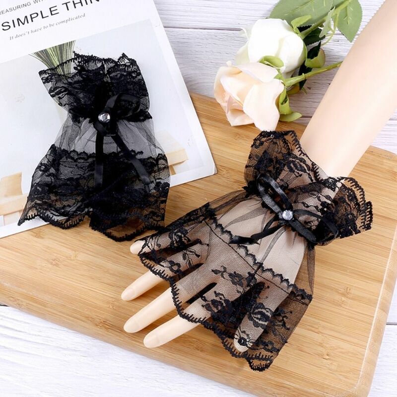 Lace Fake Sleeve Sun Protection Detachable Sleeve Cuffs Lace Cuffs Spring Autumn
