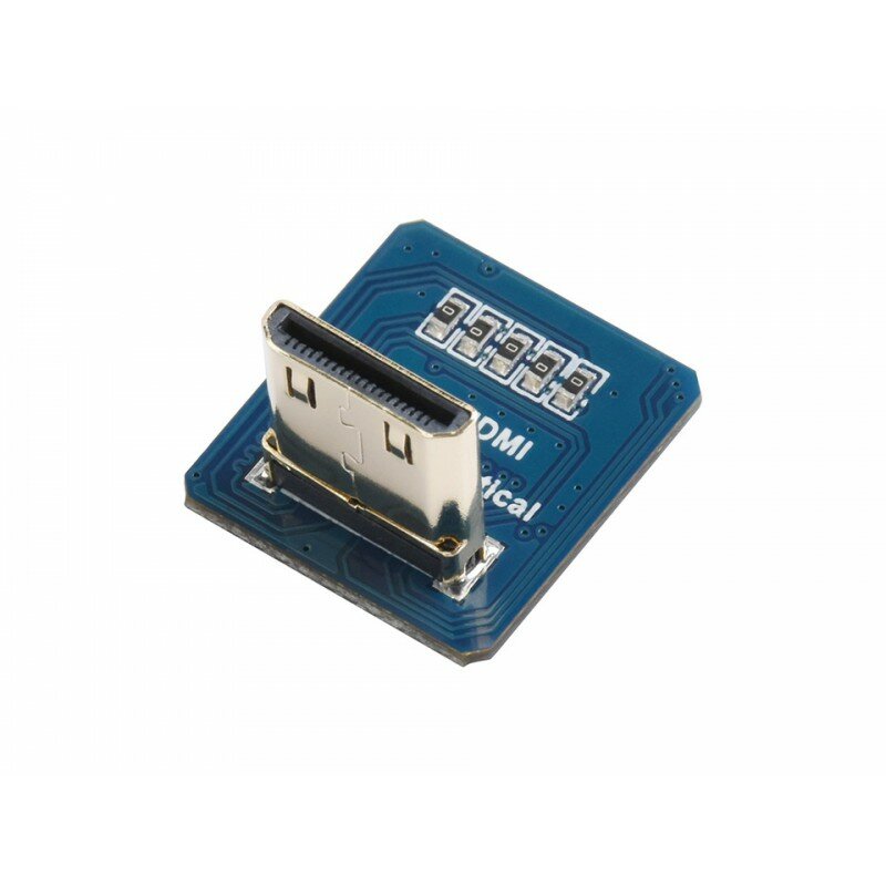 Waveshare สาย HDMI DIY: แนวตั้งหัวแปลงสัญญาณ HDMI ขนาดเล็ก
