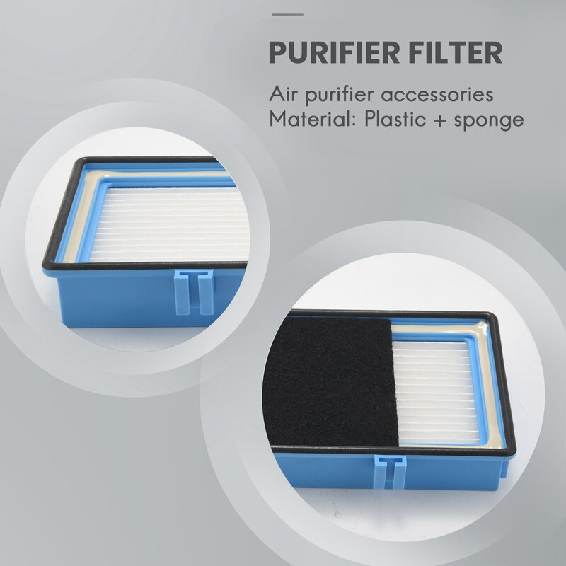 2 filtros de refuerzo de carbono HEPA + 4 para filtro de aire tipo AER1 HEPA, serie AER1 para filtro purificador de aire, repuesto HAPF30AT