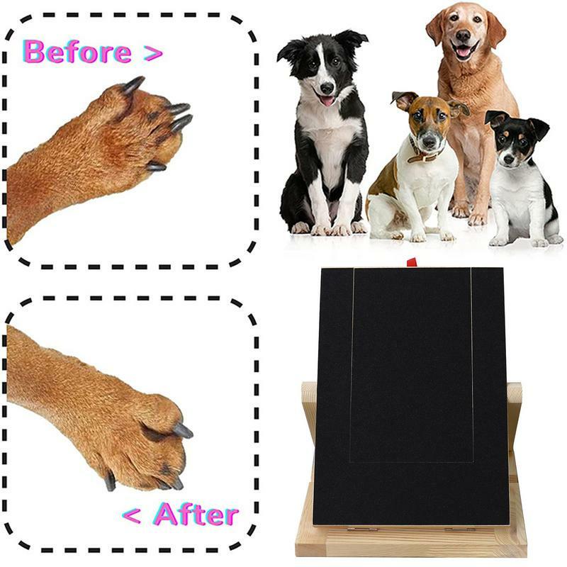 Dog Paw Nail Scratch Pad Non-Slip Adjustable Nail Scratch Board Dog Scratch Board For Small Large Dogs Black Nail Filing Board
