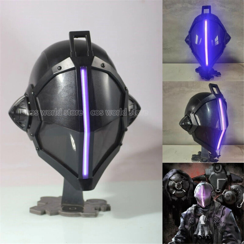 Made in Abyss Bondrewd Cosplay Touch switch LED light Mask Helmet For Adult Men Halloween Acrylic masks Masquerade Party