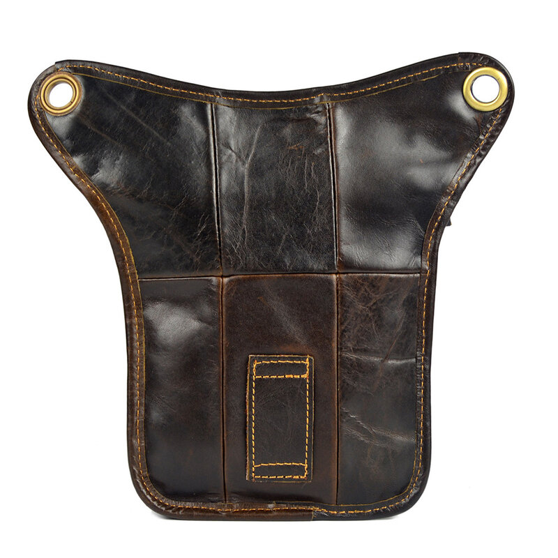 Vintage Leather Drop Leg Bag Outdoor Thigh Waist Hip Fanny Pack for Men Women Portable Convenient Vintage Leather