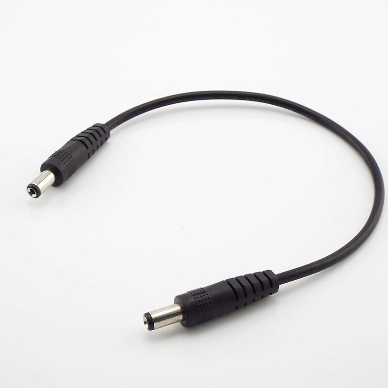 Kabel ekstensi catu daya DC 12V adaptor steker betina pria 5.5mm x 2.1mm 5.5*2.5mm kabel ekstensi Jack untuk Kamera CCTV J17