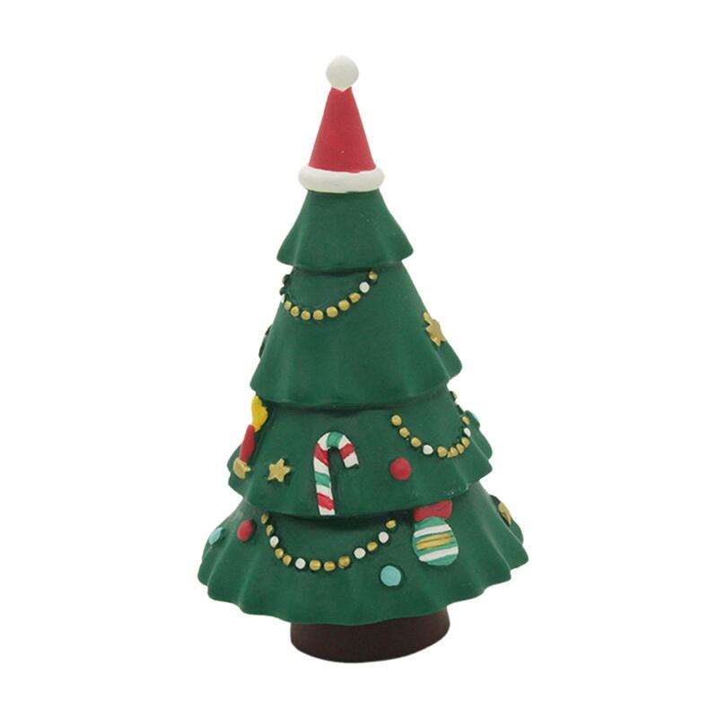 1:12 Dollhouse Xmas Tree Model, Miniature Christmas Tree, DIY Simulated Tiny Greenery Ornaments for Micro Landscape