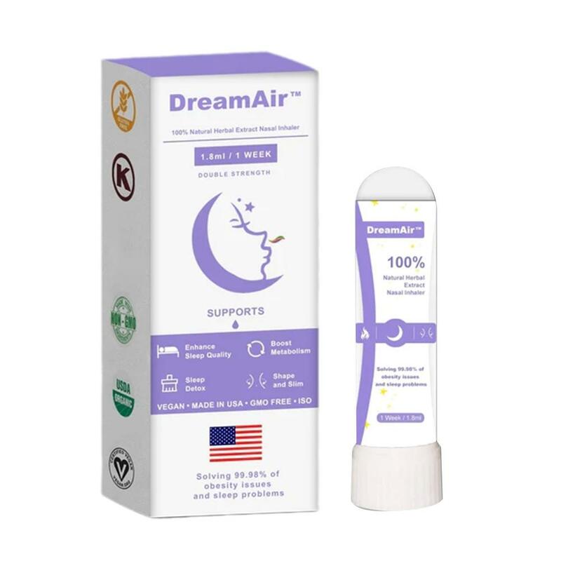 Dreamair-Inhalateur nasal de sommeil, 1 pièce, poignées naturelles, en forme de bœuf, perte de poids et élimination de l'œdème, Y8s0