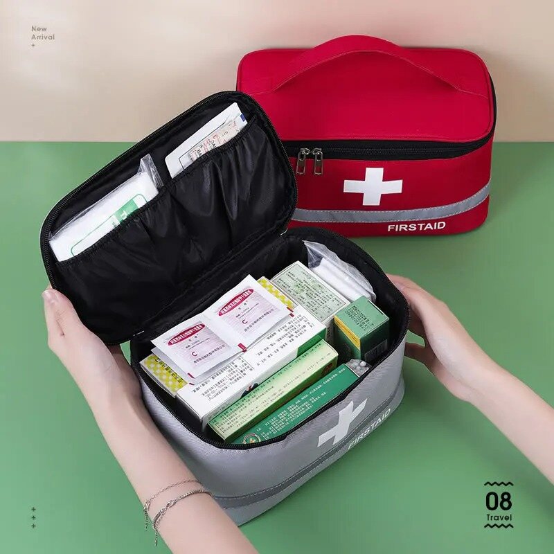 Medizin Aufbewahrung tasche tragbare Outdoor-Rettungs tasche für Erste-Hilfe-Haushalt Kinder große Kapazität Medical Kit Aufbewahrung organisator