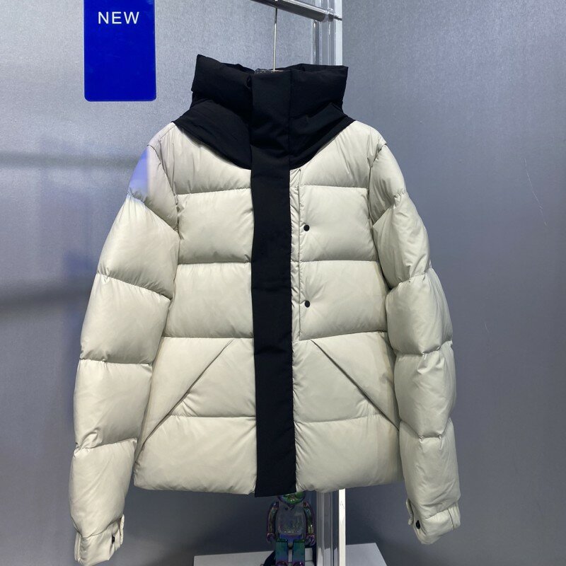 Autunno e inverno maschio piumino con cappuccio Y2K giacca Casual ingresso guardia lettera LOGO moda comfort movimento caldo cappotto maschile
